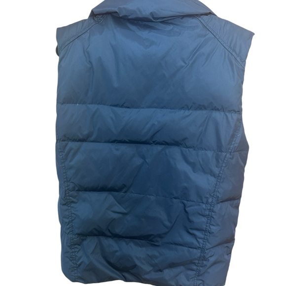 S13 Matte Edge Zip Front Down Fill Blue w/ Black Insert Puffer Vest Size S - Picture 2 of 8